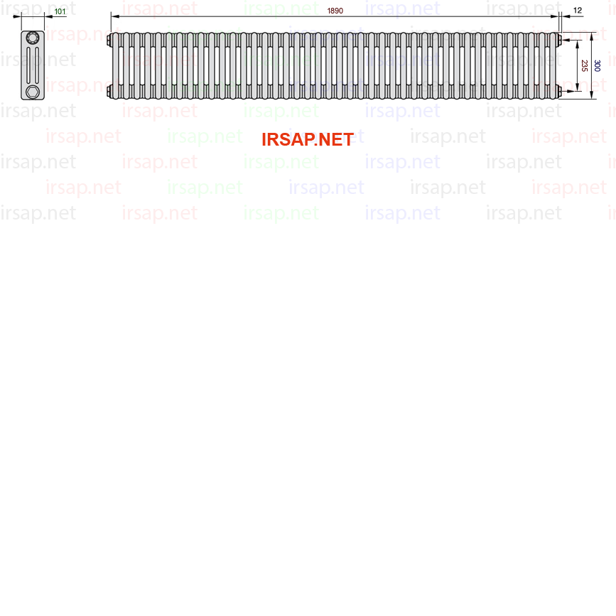 Радиатор IRSAP Tesi 30300/42 T02 CL 01